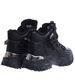 Czarne ocieplane trampki sneakersy na koturnie /G12-3 15392 T538/