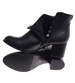 Klasyczne czarne botki na niskim obcasie /G3-2 +H2 18189 T399/