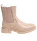 Zimowe beżowe botki damskie /B6-2 18498 T238/