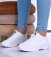 Białe wsuwane buty sportowe /E6-3 16114 G280/