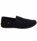 Czarne wsuwane półbuty mokasyny /B2-3 16628 S396/