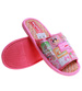 Różowe materiałowe kapcie damskie /E10-1 17594 T2-5/
