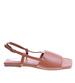 Camelowe sandały na płaskim obcasie /F10-2 13696 T176/