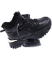 Czarne ocieplane trampki sneakersy na koturnie /G12-3 15392 T538/