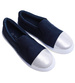 Wsuwane granatowe trampki dziewczęce slip on /D5-2 13683 T004/