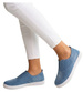 Wsuwane niebieskie tenisowki slip on /F4-3 13465 S079/