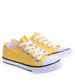 Żółte sznurowane dziewczęce trampki /B6-2 14937 T039/