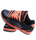 Czarno pomarańczowe damskie buty sportowe /D2-2 14793 T199/