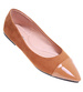 Camelowe baleriny damskie ze szpicem /E7-2 16011 T181/