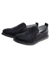 Czarne chłopięce półbuty wsuwane mokasyny /E3-2 14939 S089/