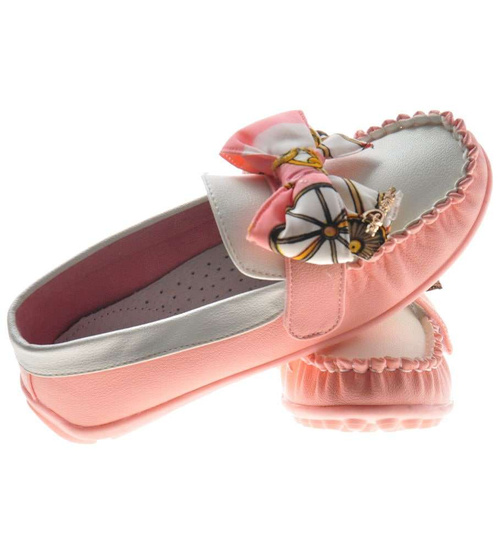 Casualowe półbuty dziewczęce Różowe /G11-2 8135 S191/