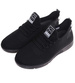 Wsuwane ażurowe czarne męskie buty sportowe /G9-1 17998 GF285 +H2/