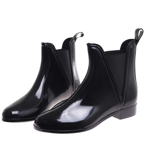 Kalosze damskie czarne gumowce /B6-1  +H2 17979 T21-52/