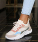 Kolorowe wsuwane sneakersy buty sportowe /F1-3 8767 W231