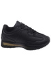 Czarne damskie sneakersy buty sportowe /F1-1 18850 T155/