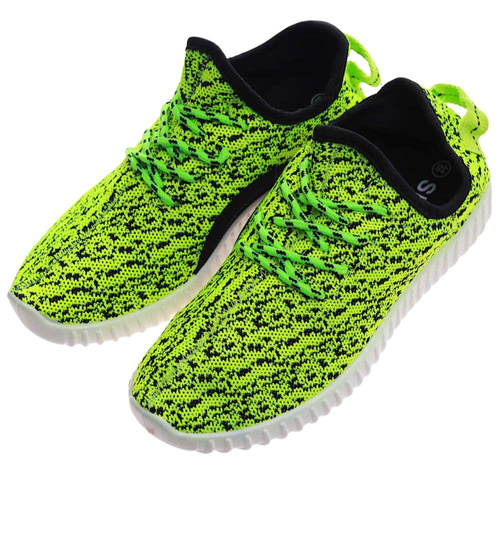 Dziewczęce zielone buty sportowe /C2-2 17497 T192/