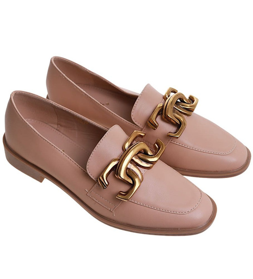 Wsuwane baleriny lordsy Khaki /A6-2 11599 T581/