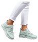 Zielone buty sportowe dla kobiet /A6-3 11124 T329/