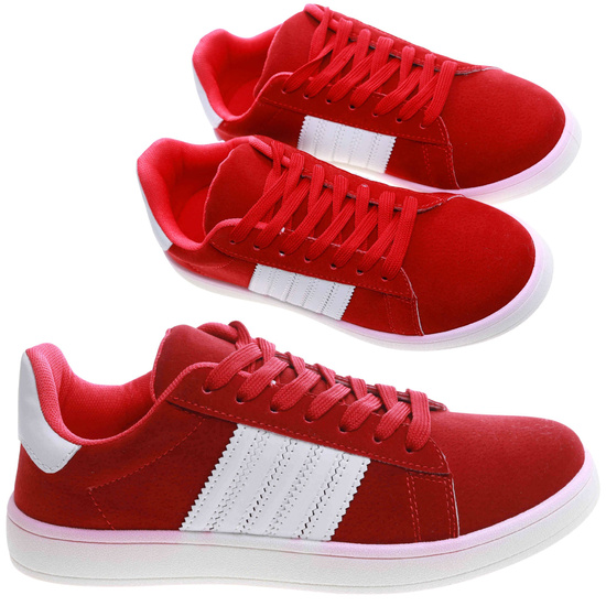 Czerwone klasyczne tenisówki halówki chłopięce /G8-2 17415 T232/