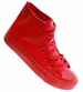 Wysokie czerwone trampki damskie /A2-1 16748 G9-84/