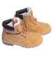 Ocieplane chłopięce camelowe buty trekkingowe /E7-2 18343 T366/