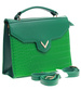 Zielona torebka kuferek z paskiem /H2 K25 TB611 G199