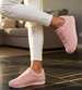 Sznurowane damskie buty sportowe Różowe /F5-3 18650 T102 +H2/
