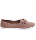 Sznurowane damskie trampki Taupe /E8-2 16286 T142/