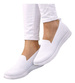 Wkładane białe damskie buty sportowe /F7-2 14150 T234/
