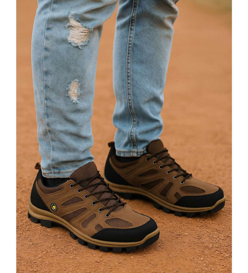 Męskie buty trekkingowe Duże rozmiary /G12-1 18105 T436/