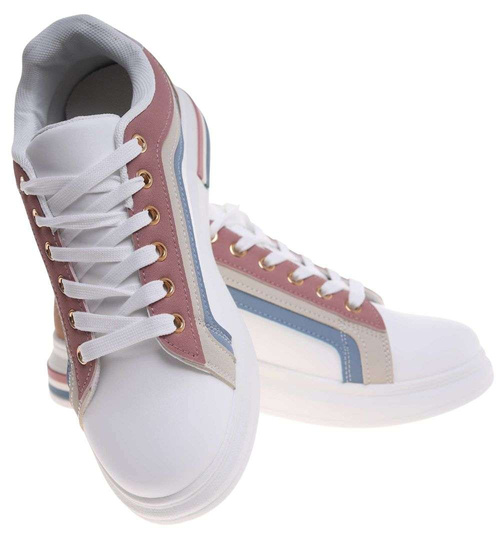 Buty sportowe na niskiej platformie /F8-1 18796 W283/