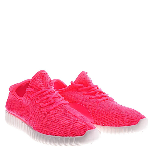 Lekkie damskie buty sportowe Peach /D6-3 12305 T195/