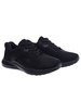 Sznurowane męskie czarne buty sportowe sneakersy /B6-1 14634 S296/