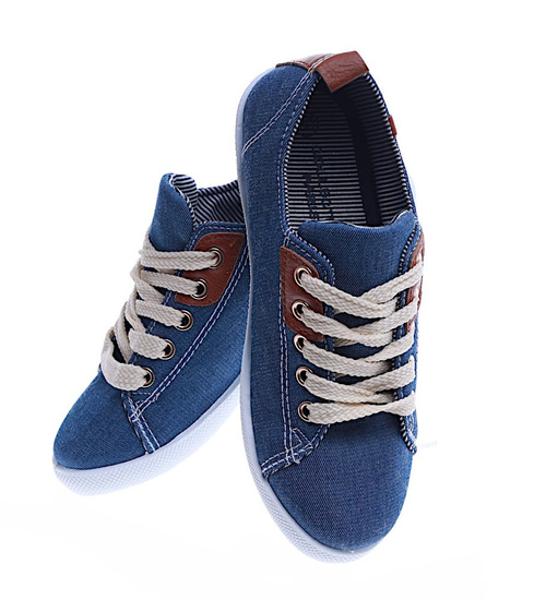 Granatowe dziecięce trampki /C2-1 13787 T191/