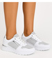 Wiązane białe buty sportowe damskie /G1-3 16066 G283/
