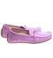Różowe ażurowe półbuty mokasyny /F4-2 14038 T035/