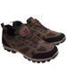 Wiązane męskie buty trekkingowe Brązowe /B1-1 18198 T389/