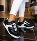 Czarne buty sportowe damskie /E8-2 18803 W233/