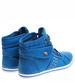 Wysokie niebieskie trampki dziewczęce /G4-1 7952 S192/
