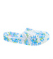 Niebiesko białe damskie klapki na basen /F5-1 14164 S009/