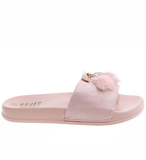 Dziewczęce złote klapki na lato /B5-3 16440 T290/