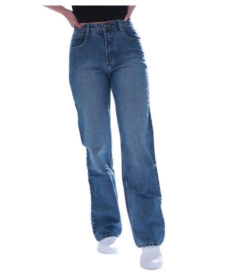 Granatowe casualowe spodnie damskie /H2 UB965 S0/