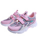 Szaro różowe dziewczęce buty sneakersy /A8-2 17621 T203/