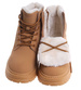 Karmelowe botki trapery z ociepleniem /G7-1 18452 T342/
