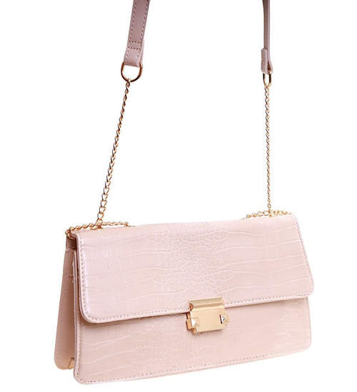 Beżowa torebka kopertówka z paskiem /H2 K43 TB639 G199