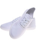 Białe sznurowane tenisówki damskie /E2-2 18729 T187/