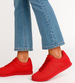 Czerwone damskie buty sportowe /D8-3 +H2 17478 T102/