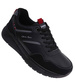 Sznurowane męskie czarne buty sportowe /A10-2 18013 GF585/