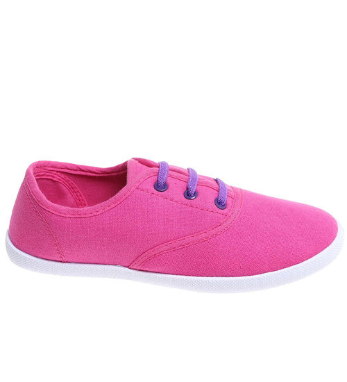 Fuksjowe wsuwane tenisówki dziewczęce /D5-1 18059 T075/