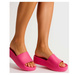 Klapki damskie na plażę wodoodporne Fuksja /G1-3 17848 G182/